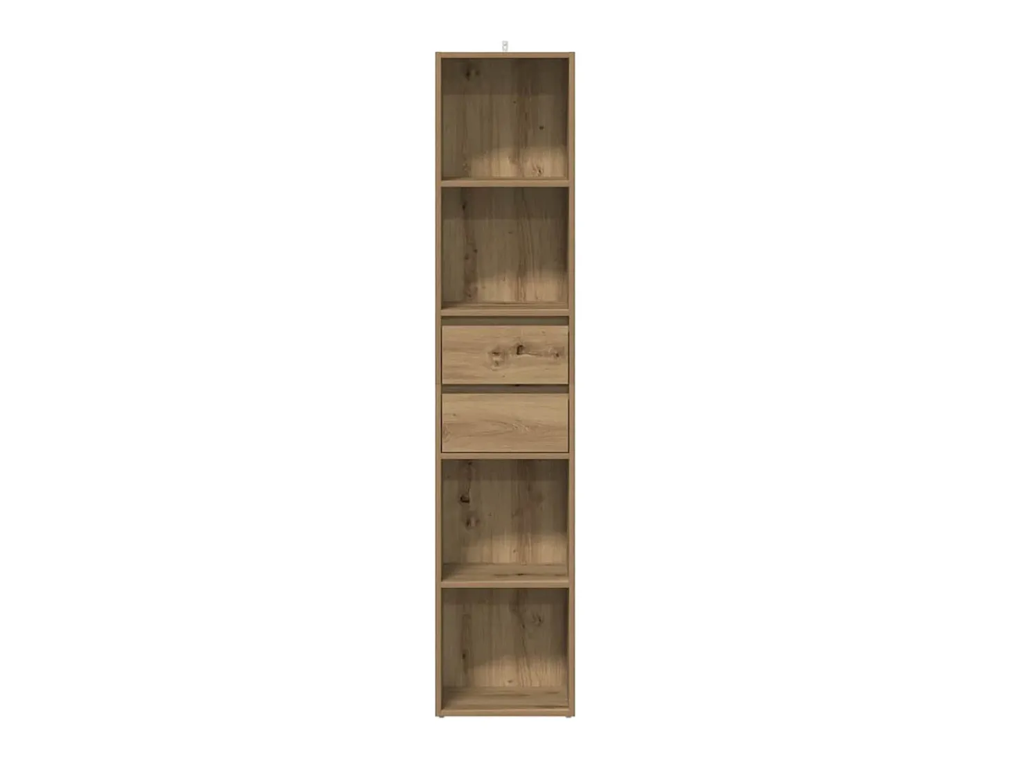 Estantería de madera de ingeniería roble artisan 36x30x171 cm