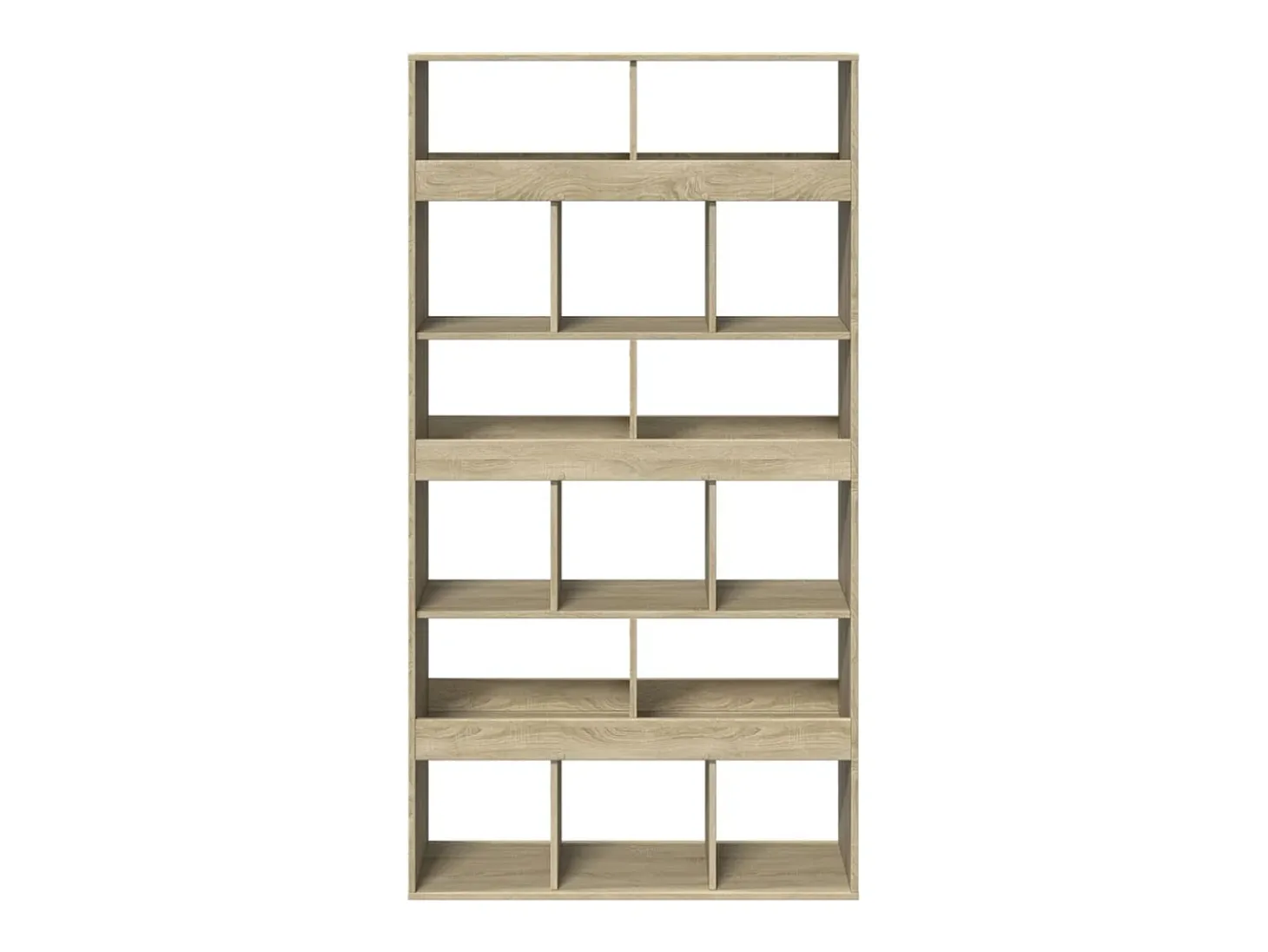 Estantería de madera de ingeniería roble Sonoma 100x33x187,5 cm