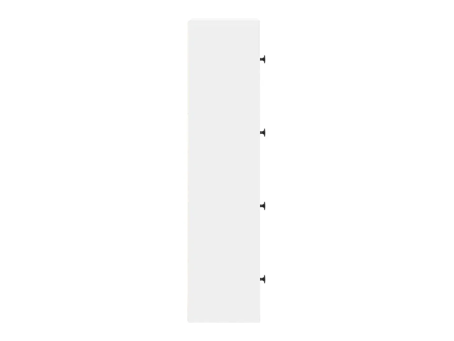 Estantería de madera de ingeniería blanca 40x24x102 cm