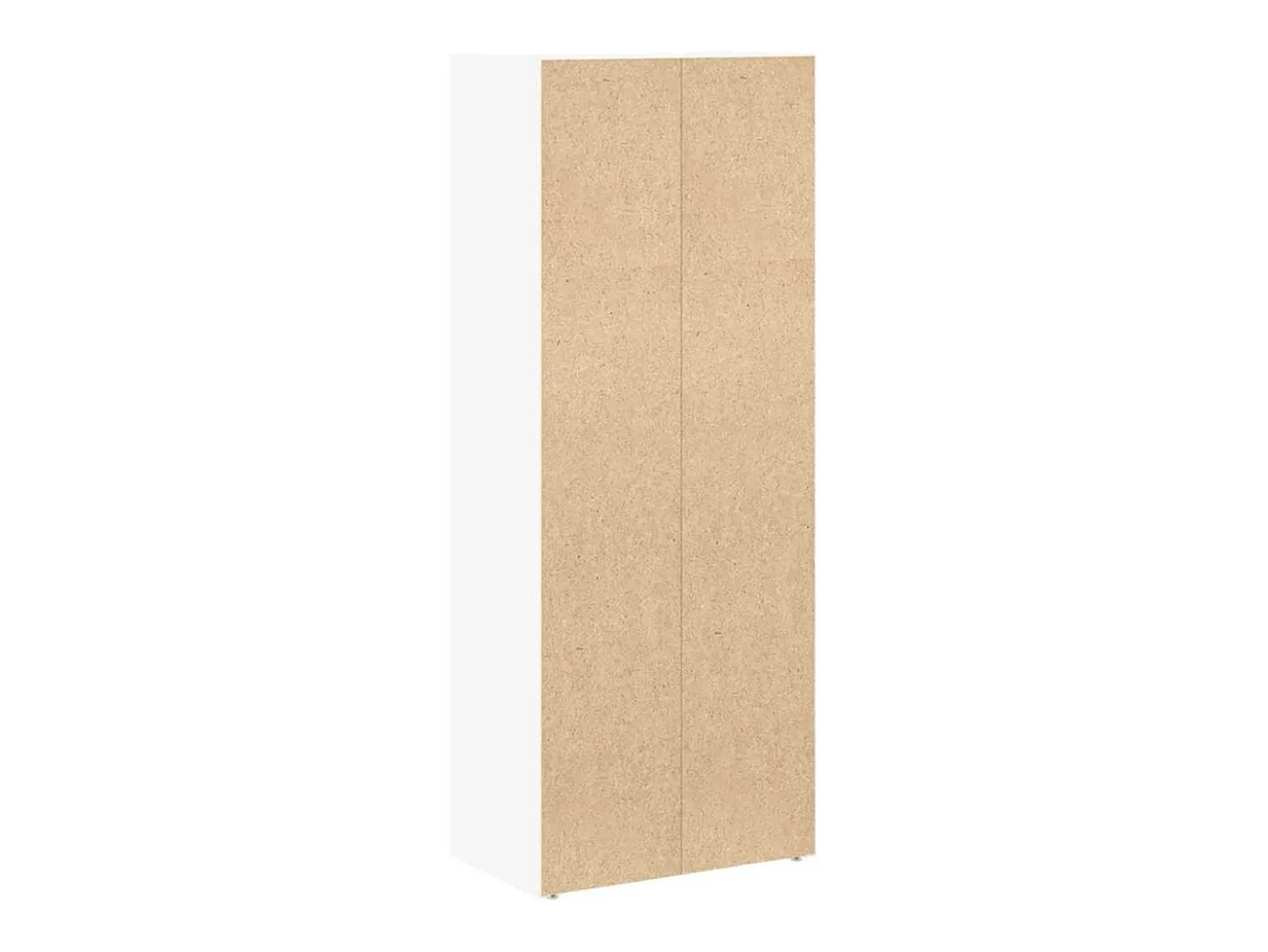 Estantería de madera de ingeniería blanca 40x24x102 cm