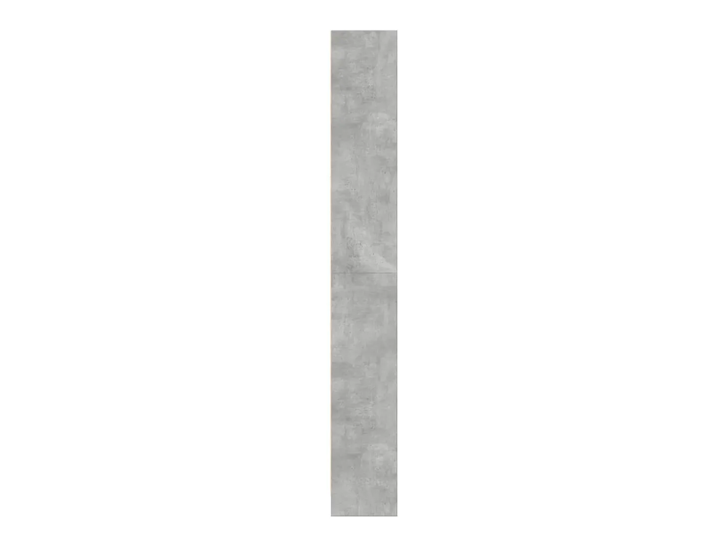 Estantería de madera de ingeniería gris hormigón 60x24x176 cm
