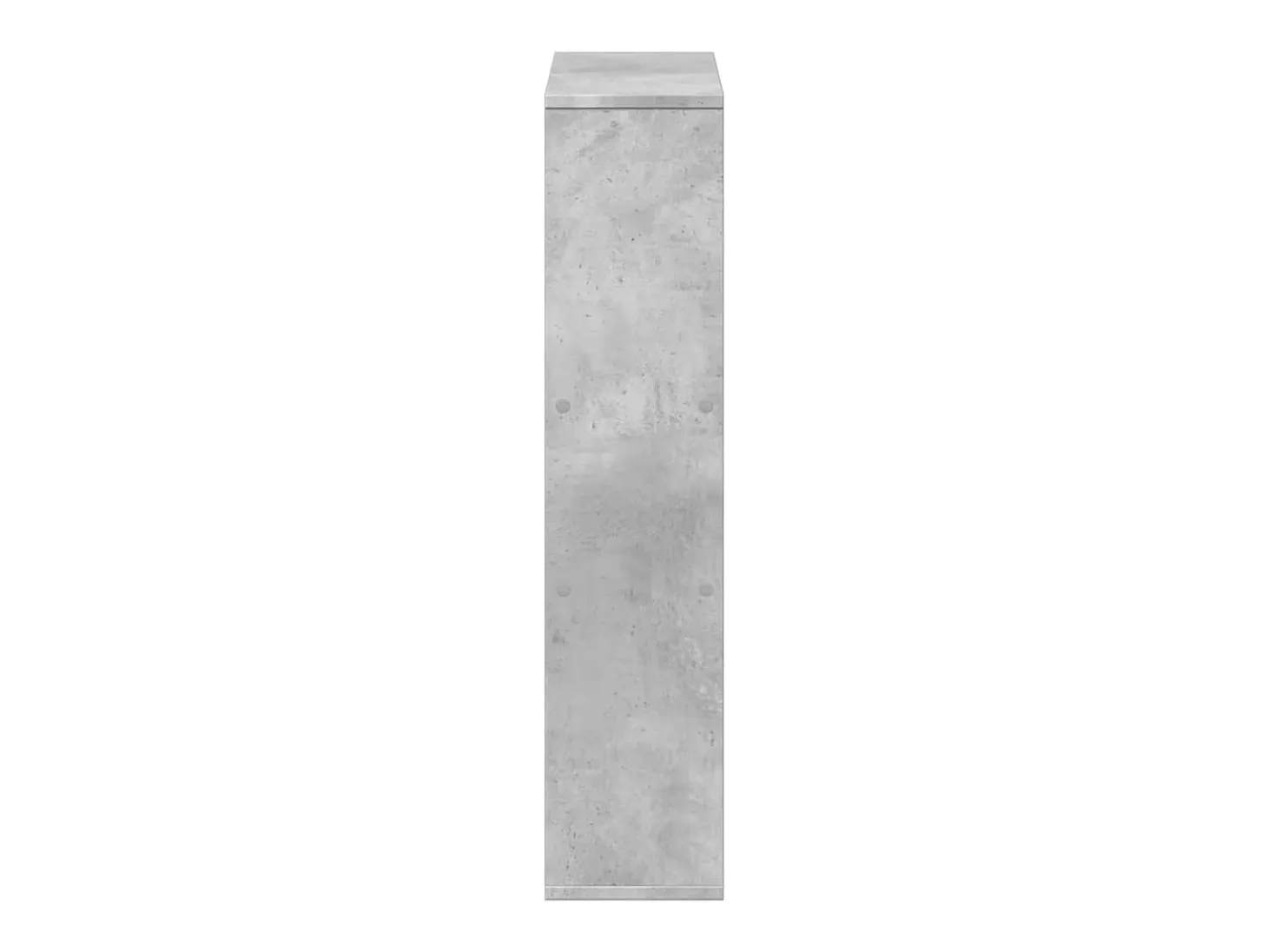 Estantería de madera de ingeniería gris hormigón 63x20x90 cm