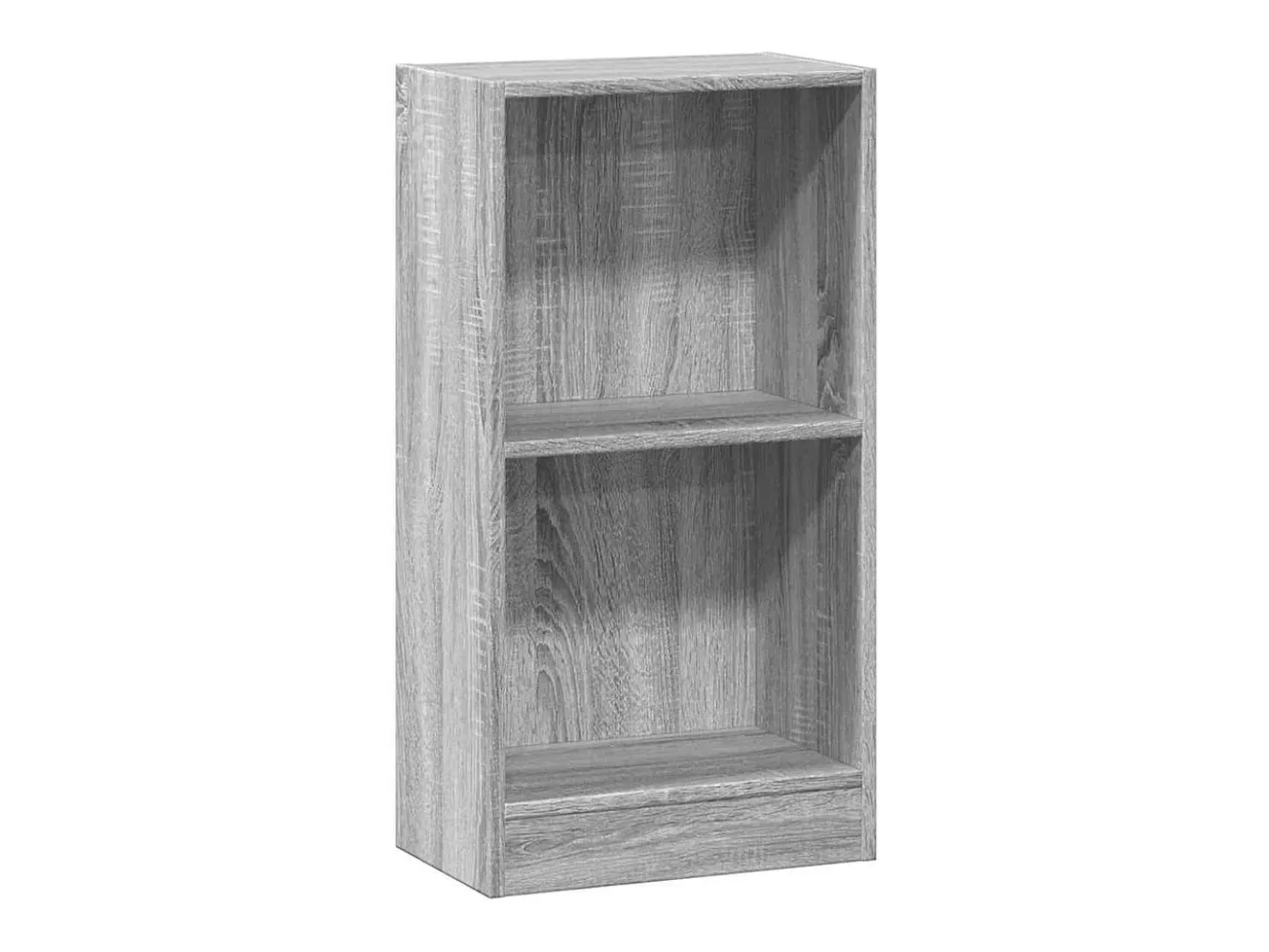 Estantería de madera de ingeniería gris Sonoma 40x24x76 cm