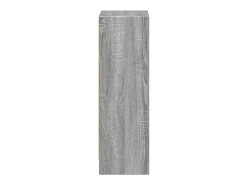 Estantería de madera de ingeniería gris Sonoma 40x24x76 cm