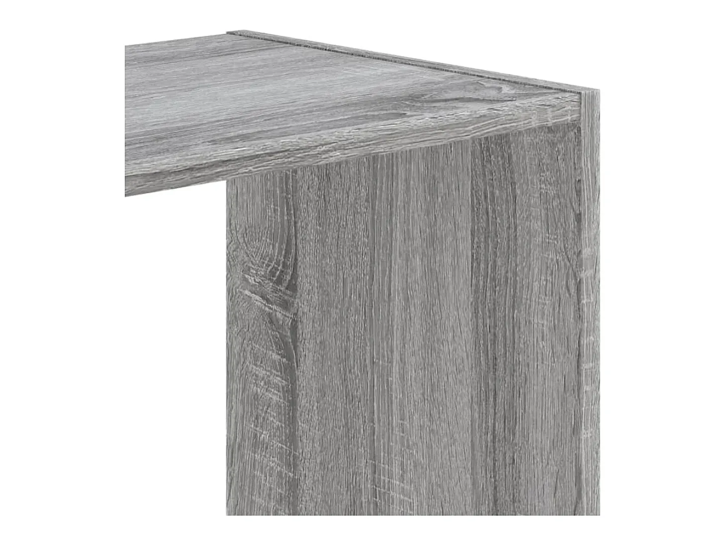 Estantería de madera de ingeniería gris Sonoma 68,5x32x75 cm