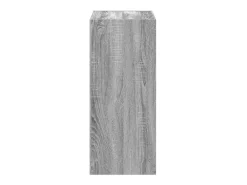 Estantería de madera de ingeniería gris Sonoma 68,5x32x75 cm