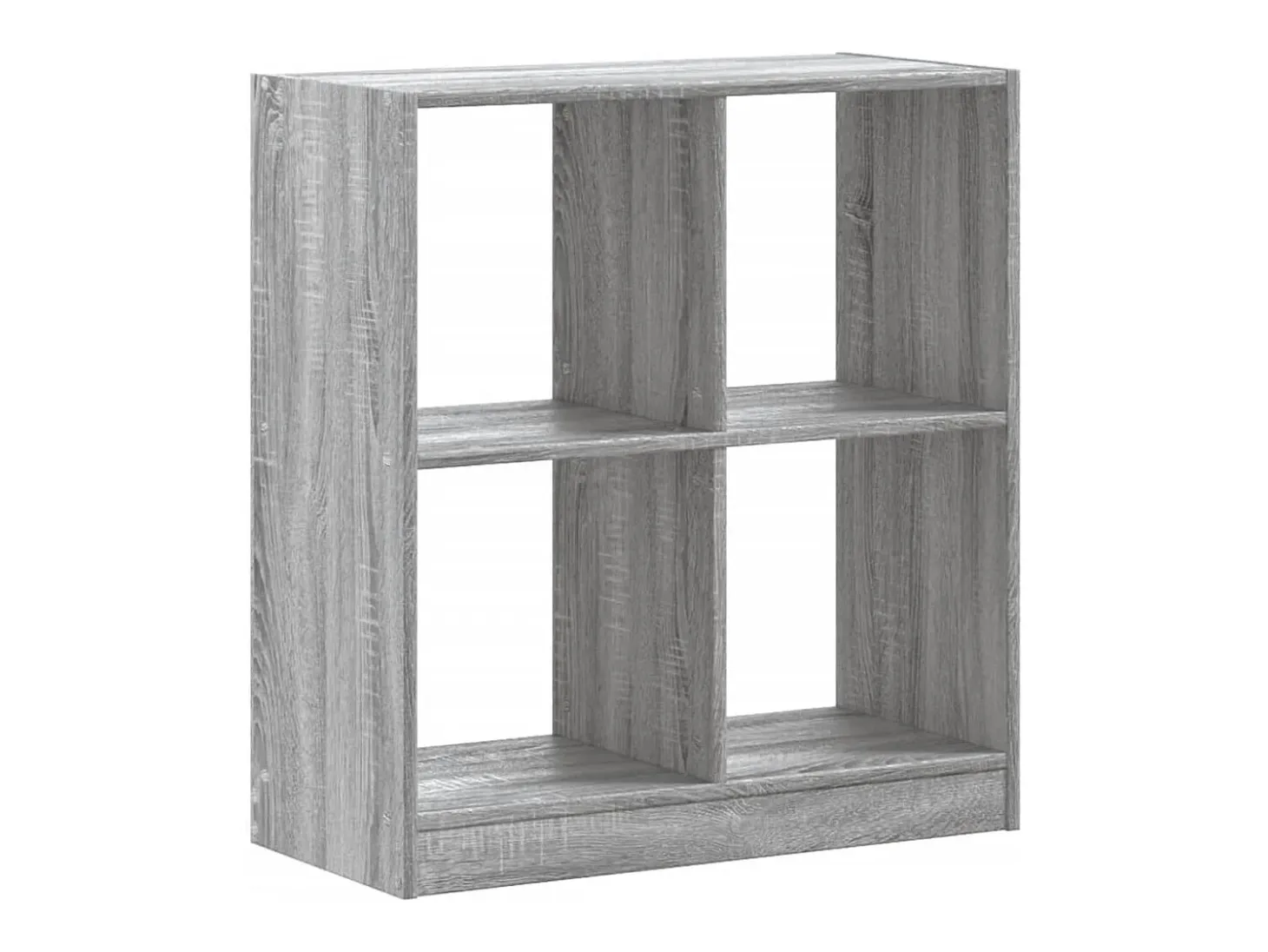 Estantería de madera de ingeniería gris Sonoma 68,5x32x75 cm