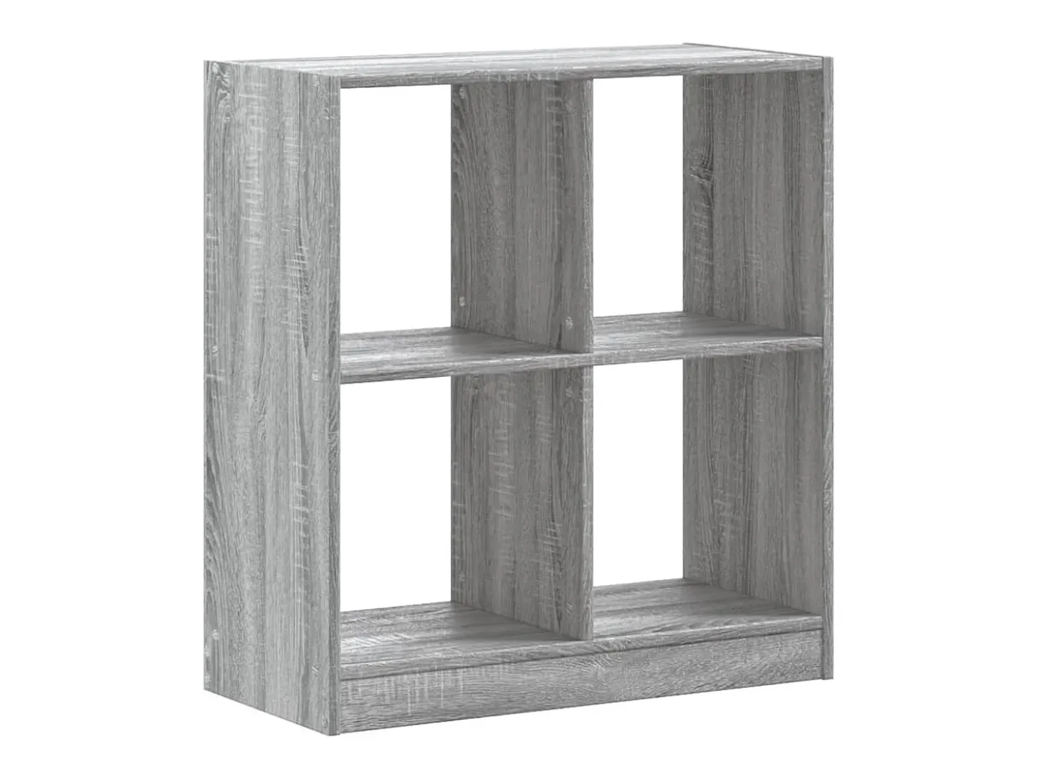 Estantería de madera de ingeniería gris Sonoma 68,5x32x75 cm