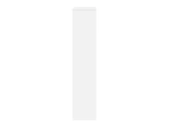 Estantería de madera de ingeniería blanca 100x33x156,5 cm