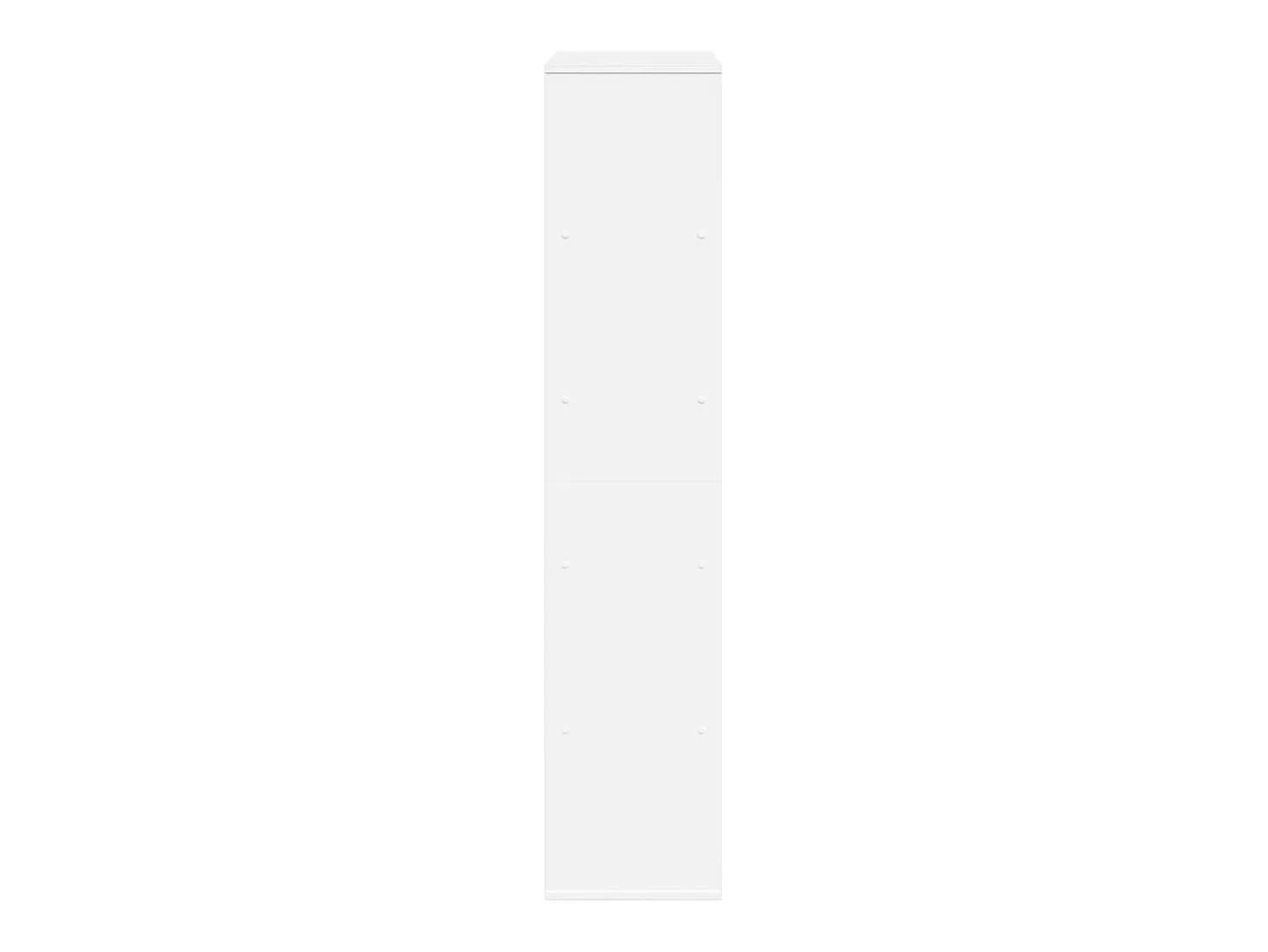 Estantería de madera de ingeniería blanca 100x33x156,5 cm