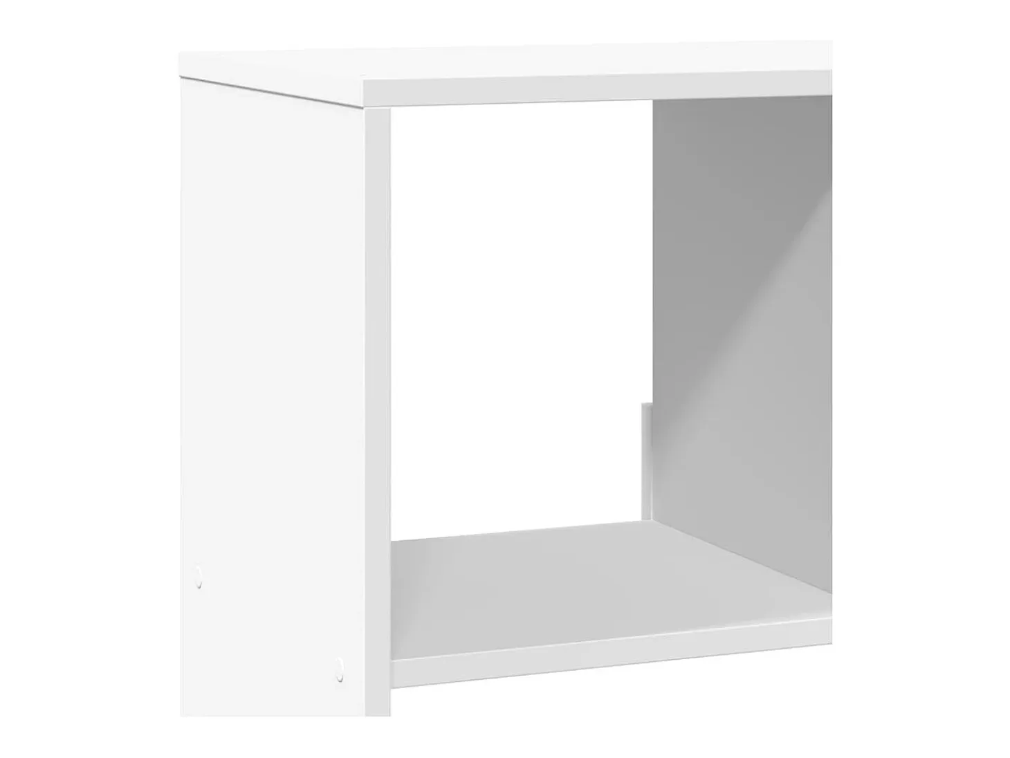 Estantería de madera de ingeniería blanca 100x33x156,5 cm