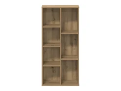 Estantería de madera de ingeniería roble artesano 50x25x105 cm