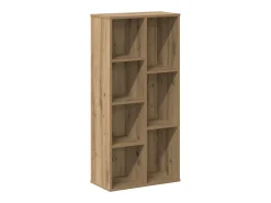 Estantería de madera de ingeniería roble artesano 50x25x105 cm