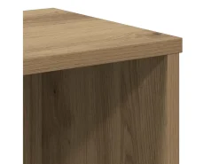 Estantería de madera de ingeniería roble artesano 50x25x105 cm