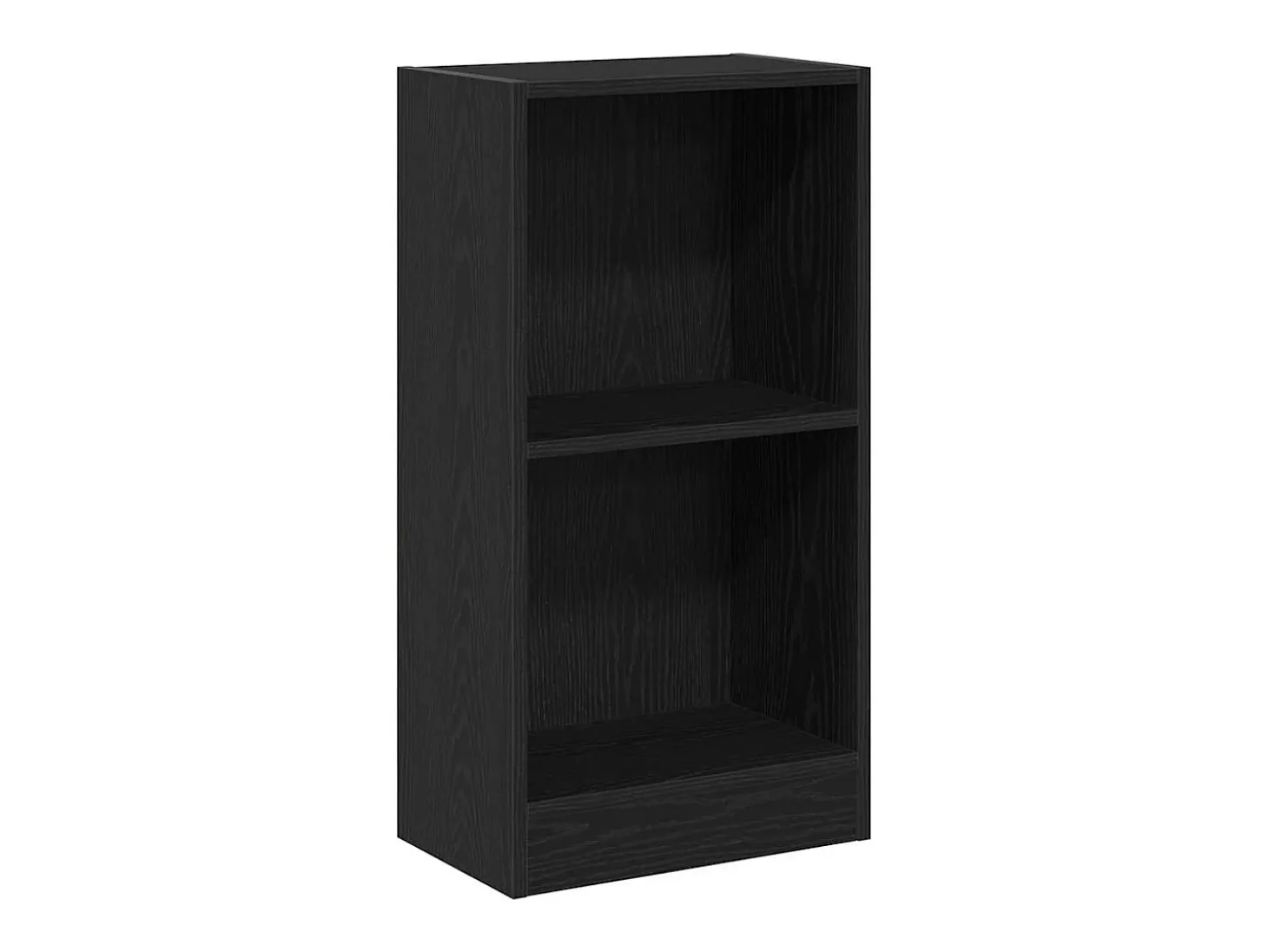 Estantería de madera de roble negro 40x24x76 cm