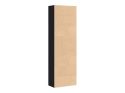 Estantería de madera de roble negro 60x30x189 cm