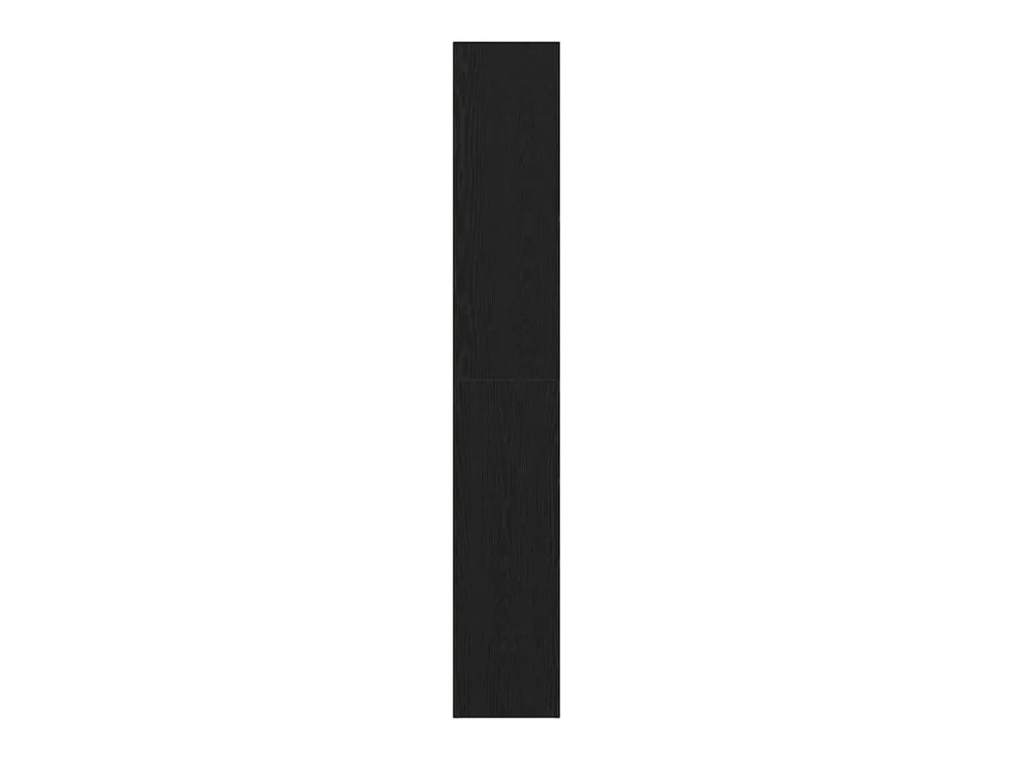 Estantería de madera de roble negro 60x30x189 cm
