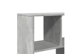 Estantería de madera ingeniería gris hormigón 100x33x156,5 cm