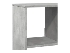 Estantería de madera ingeniería gris hormigón 100x33x156,5 cm