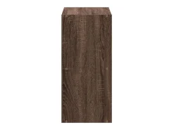 Estantería de madera ingeniería marrón roble 68,5x32x68,5 cm