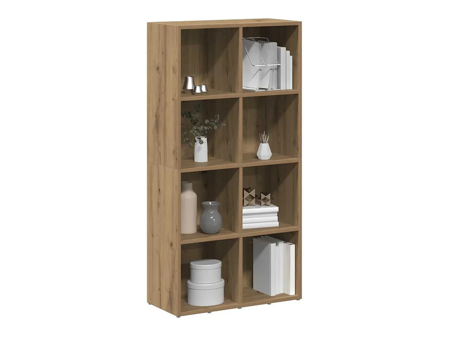 Estantería de madera ingeniería roble artisan 66x30x130 cm