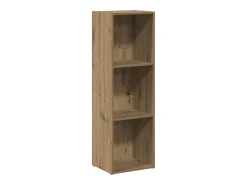 Estantería de madera ingeniería roble artisan 36x30x114 cm
