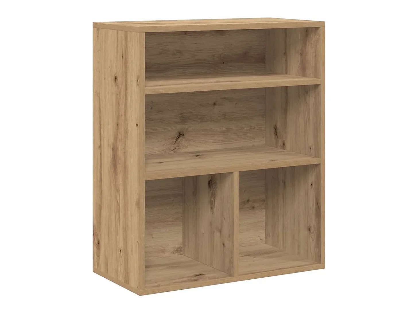 Estantería de madera ingeniería roble artisan 60x30x71,5 cm