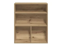Estantería de madera ingeniería roble artisan 60x30x71,5 cm