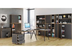 Estantería de oficina Salia 3px AN. 100 cm