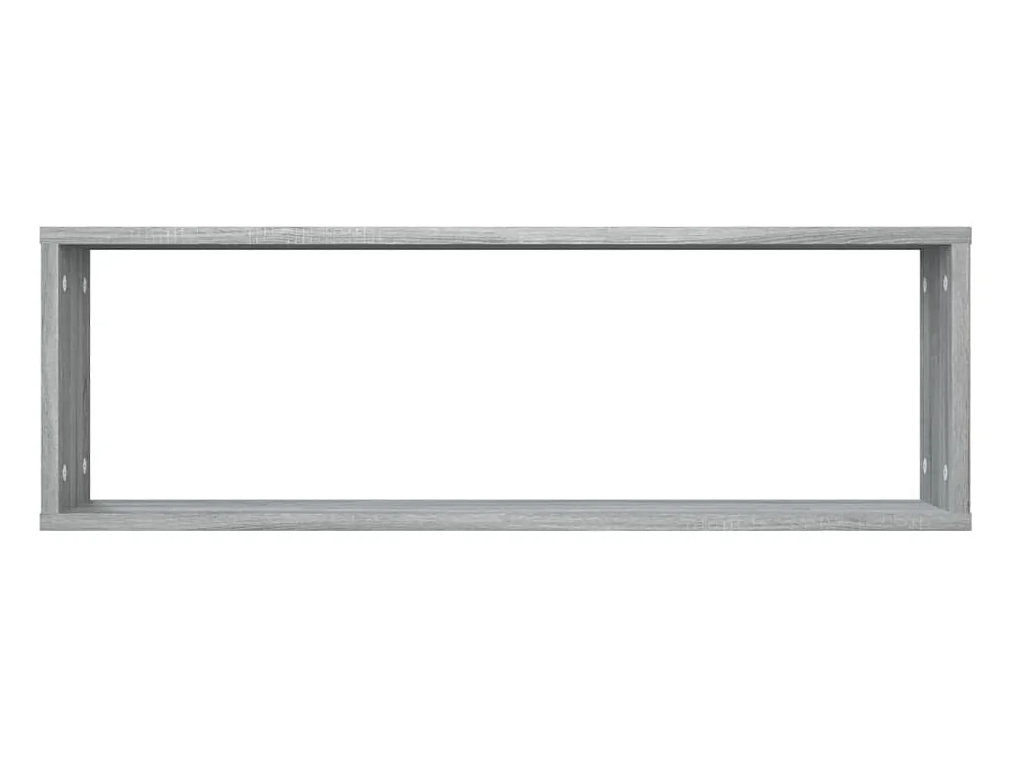 Estantería de pared cúbica de 4 piezas Sonoma gris 80x15x26,5 cm