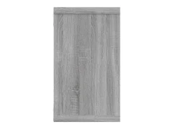 Estantería de pared cúbica de 4 piezas Sonoma gris 80x15x26,5 cm