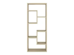 Estantería de pared contrachapada color roble 36x16x90 cm