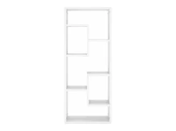 Estantería de pared madera contrachapada blanco 36x16x90 cm
