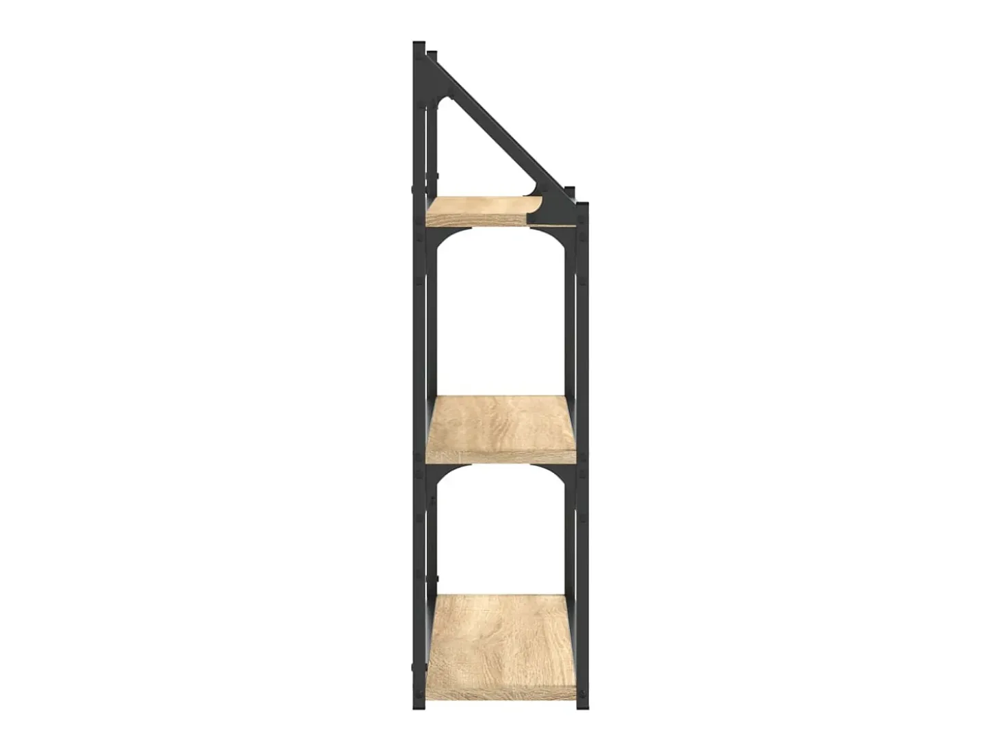 Estantería de pared madera ingeniería roble Sonoma 60x21x78,5cm ES43632
