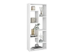 Estantería de pared madera contrachapada blanco 36x16x90 cm ES37670