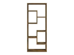Estantería de pared madera ingeniería roble ahumado 36x16x90 cm ES99419