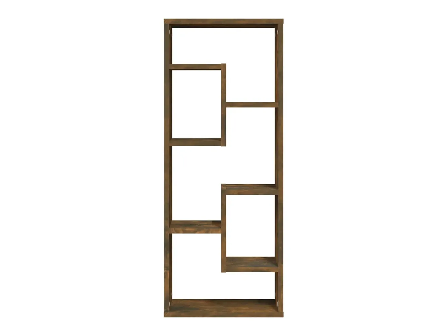 Estantería de pared madera ingeniería roble ahumado 36x16x90 cm ES99419