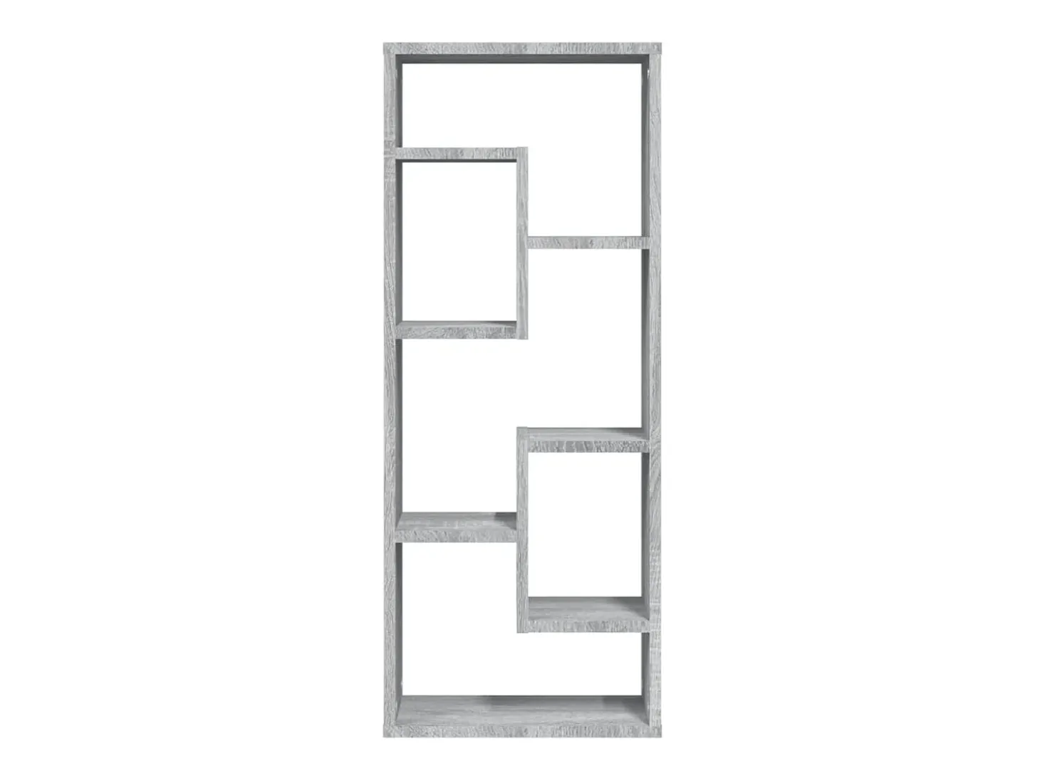 Estantería de pared madera de ingeniería gris Sonoma 36x16x90cm ES21759