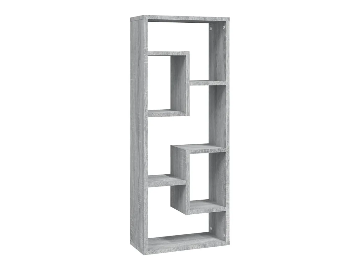 Estantería de pared madera de ingeniería gris Sonoma 36x16x90cm ES21759