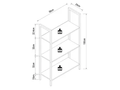 Estantería de soporte Flakos
