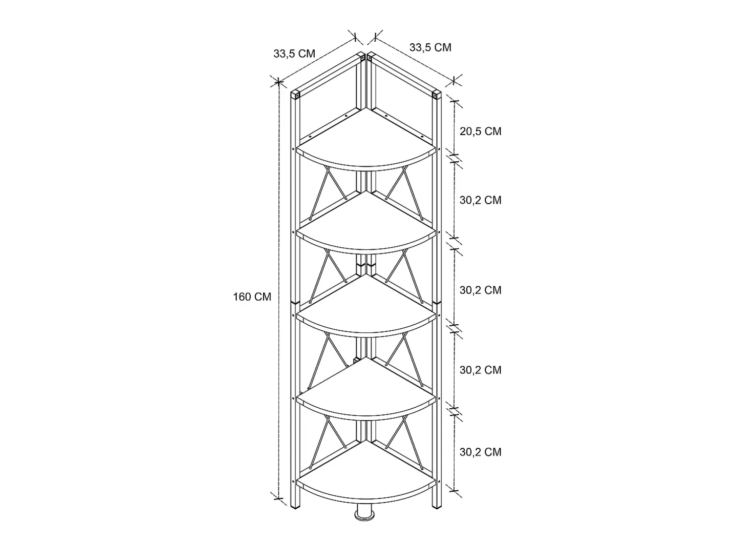 Estantería de soporte Insasi
