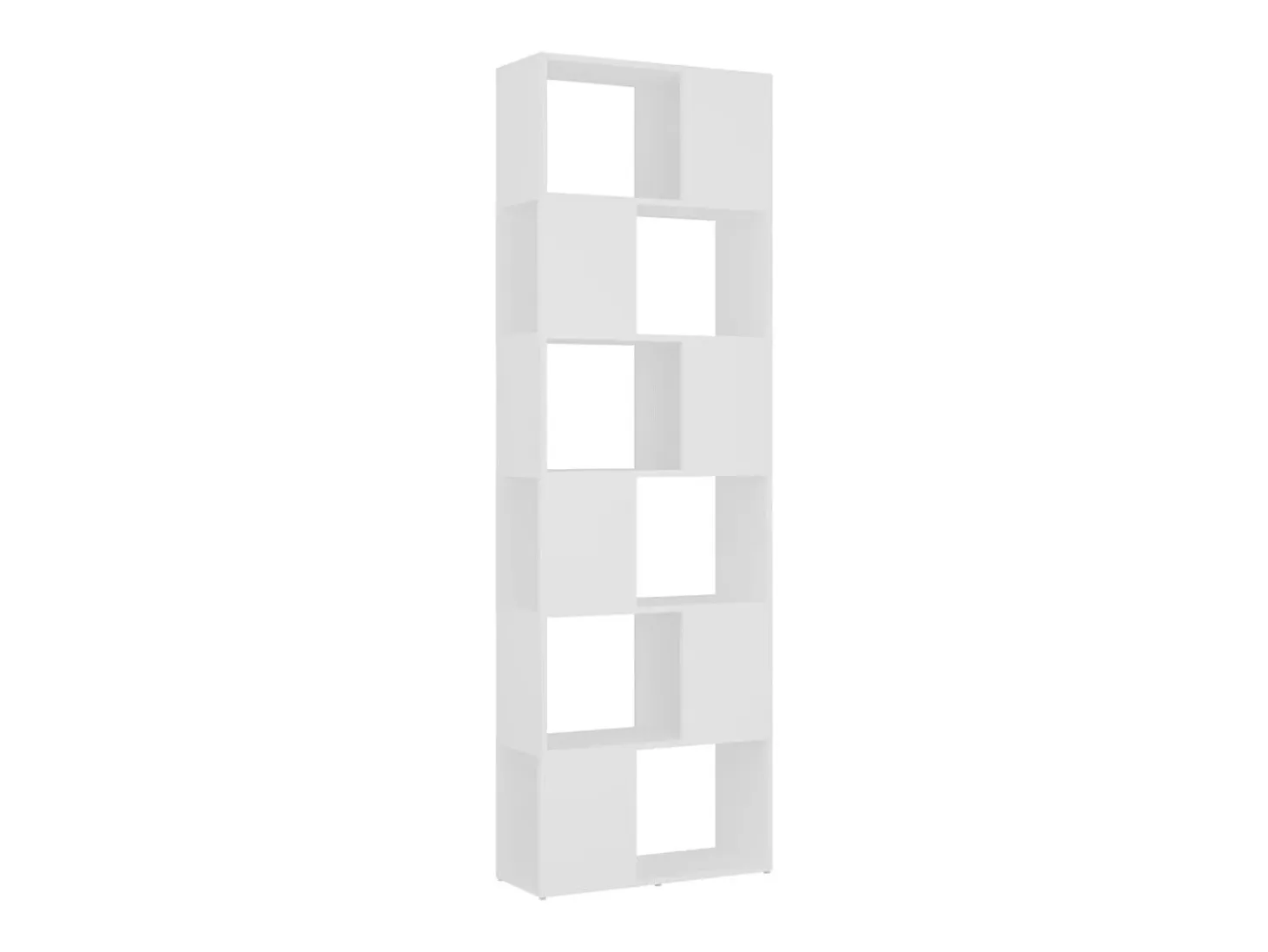 Estantería divisor de espacios blanco 60x24x186 cm