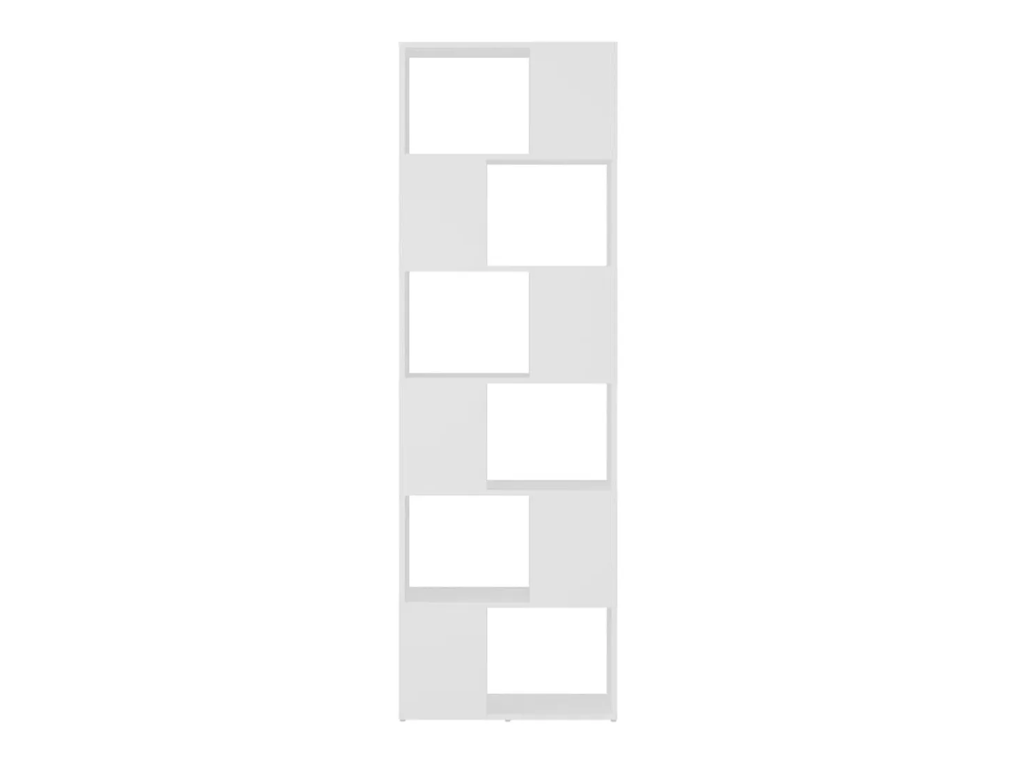 Estantería divisor de espacios blanco 60x24x186 cm