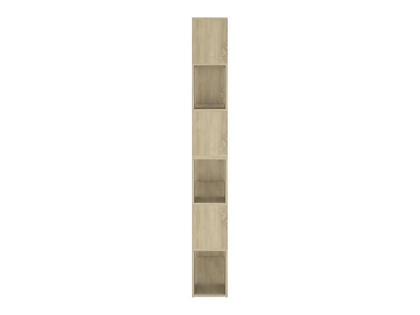 Estantería divisor de espacios color roble Sonoma 100x24x188 cm
