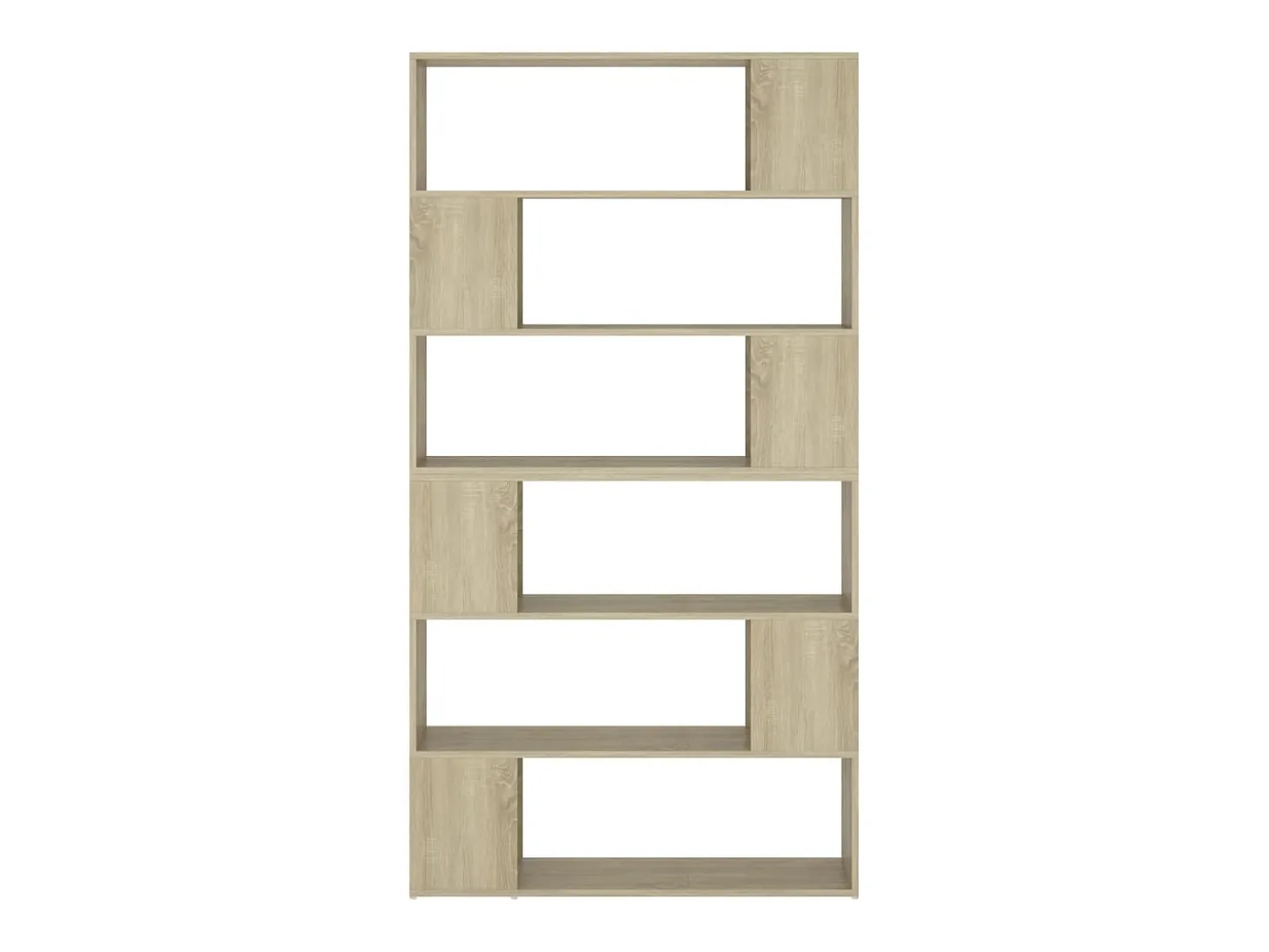 Estantería divisor de espacios color roble Sonoma 100x24x188 cm