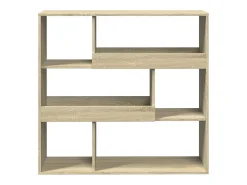 Estantería divisor de espacios roble Sonoma 100x33x94,5 cm