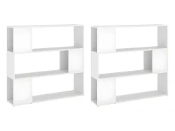 Estantería divisor de espacios blanco 100x24x188 cm