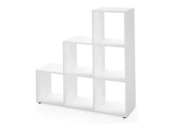 Estantería escalonada blanco 107.2x29x107.8