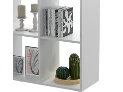 Estantería escalonada blanco 103.5x29x144 aramis