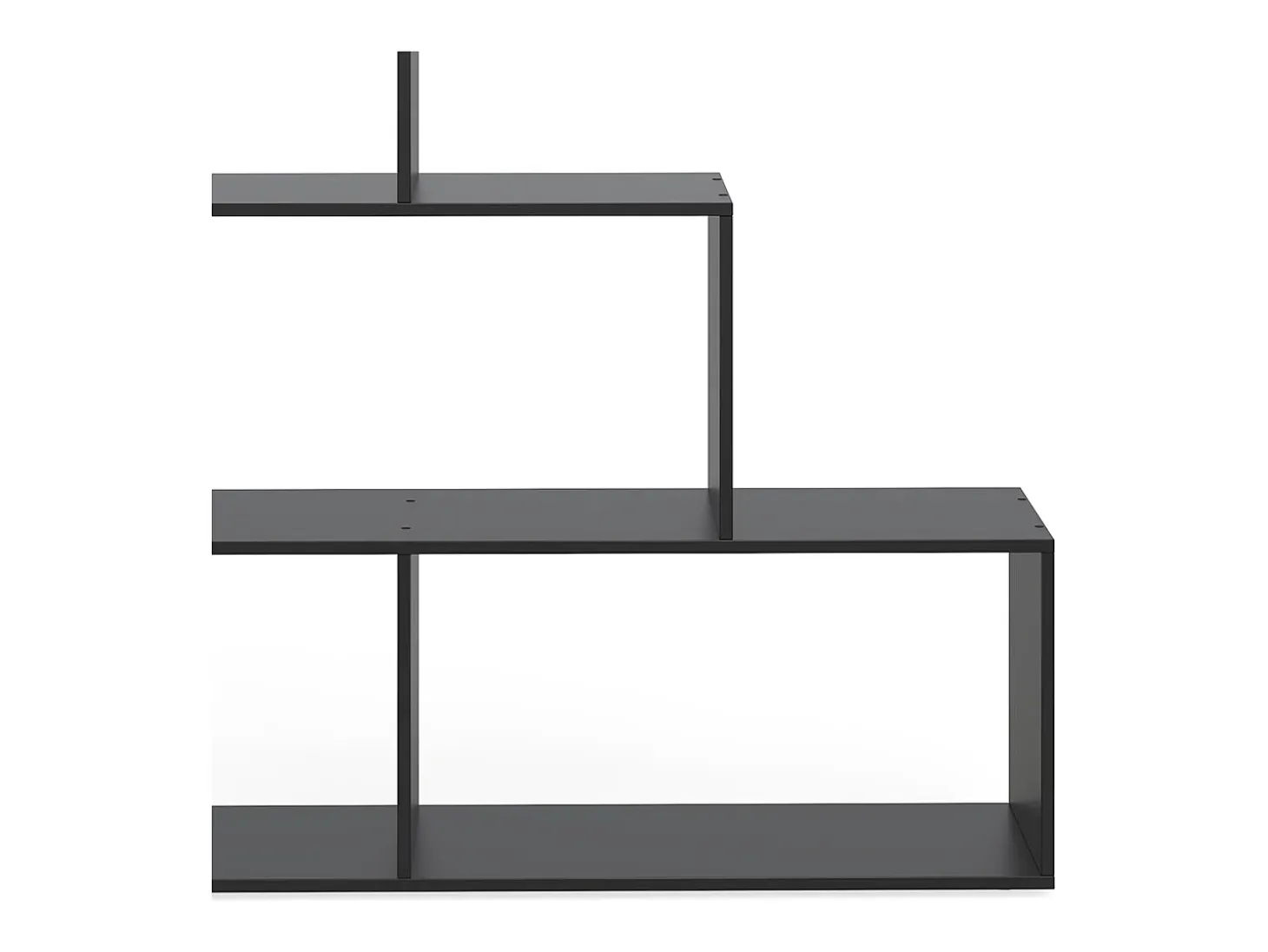 Estantería escalonada negro 116.8x29x123.2